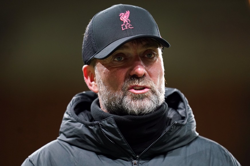 Liverpool-Trainer Jürgen Klopp befindet sich mit milden Symptomen in Selbstisolation.