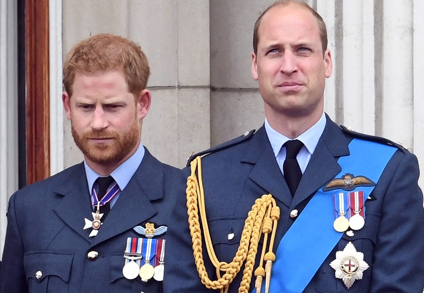 Image Licensed to Parsons Media. 09/01/2023. London, United Kingdom. Prince William and Prince Harry . Image Licensed to Parsons Media. 10/07/2018. London, United Kingdom. 100th Anniversary of the Roy ...