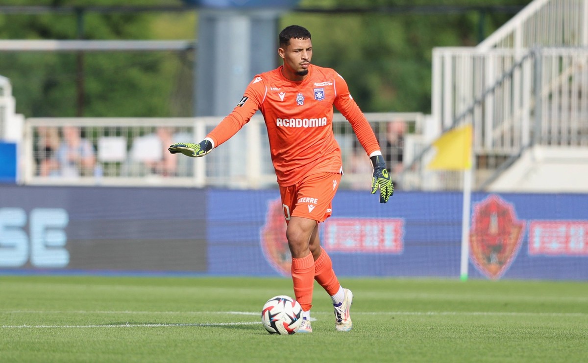 RECORD DATE NOT STATED Auxerre Theo De Percin Football : Auxerre vs Red Star - Ligue 1 - 03/08/2024 StephanieGrossetete/Panoramic PUBLICATIONxNOTxINxFRAxBEL