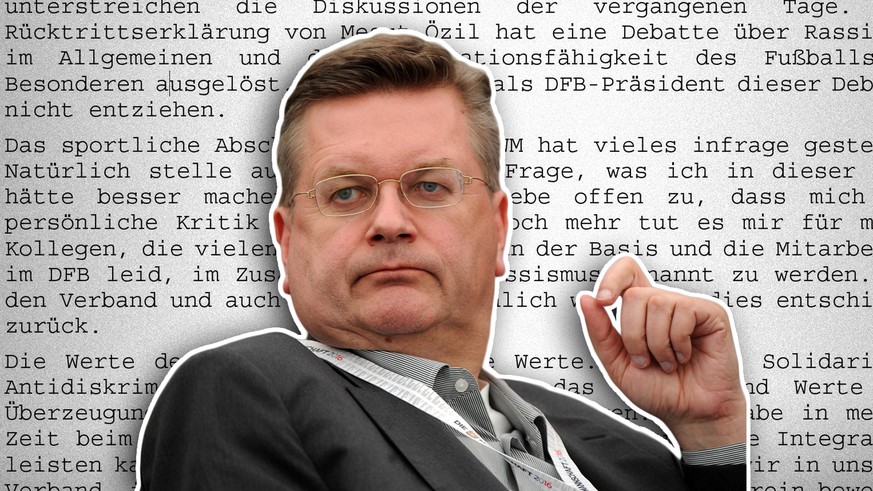 Hat derzeit nicht mehr so gut lachen: Reinhard Grindel.