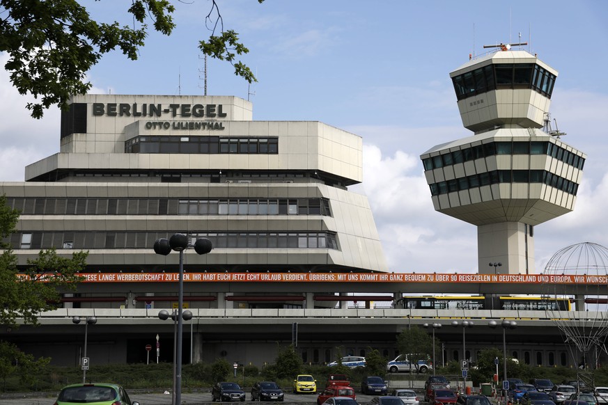 Der Flughafen "Otto Lilienthal" im Berliner Ortsteil Tegel.  