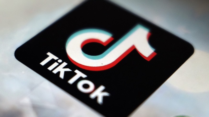 FILE - The TikTok app logo appears in Tokyo on Sept. 28, 2020. TikTok may be the platform of choice for catchy videos, but anyone using it to learn about COVID-19, climate change or Russia&#039;s inva ...