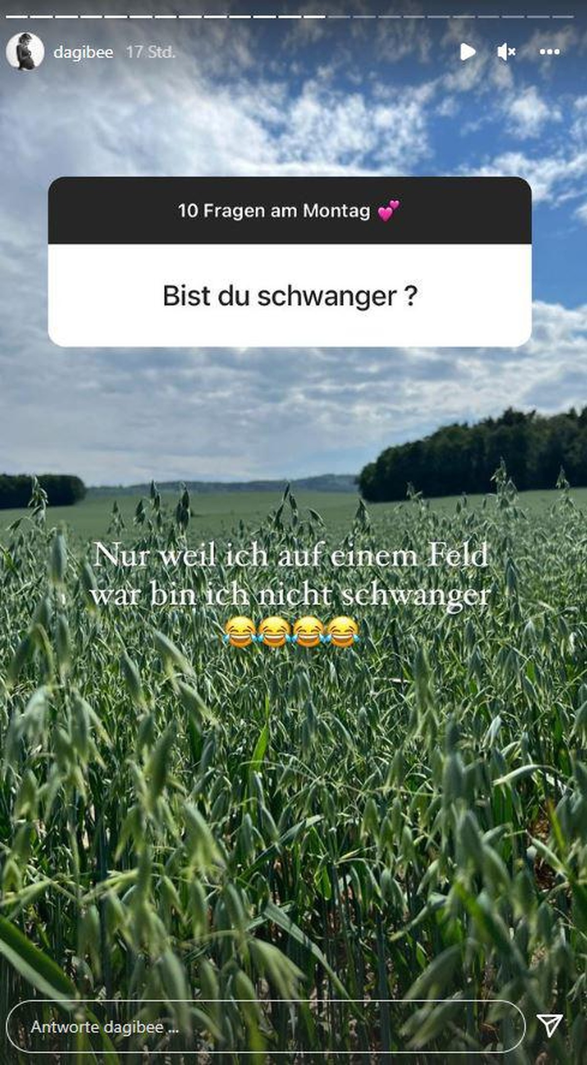 Dagi Bee antwortet auf Schwangerschafts-Spekulationen.