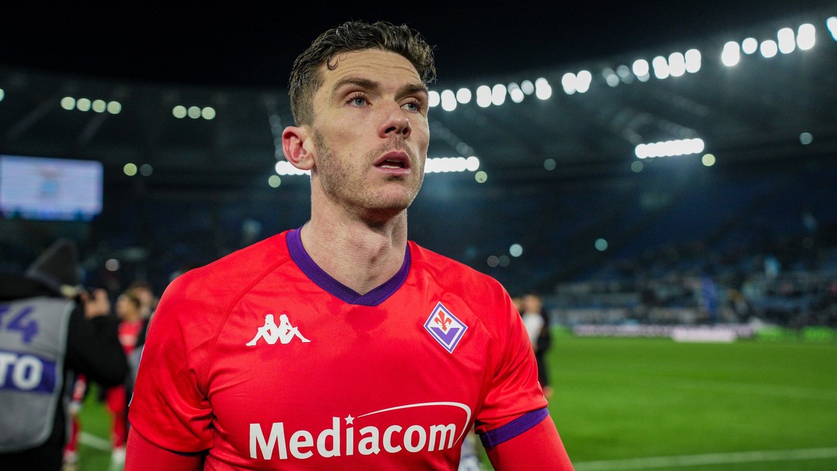 Robin Gosens of ACF Fiorentina during SS Lazio vs ACF Fiorentina, Italian soccer Serie A match in Rome, Italy, January 26 2025 PUBLICATIONxNOTxINxITA Copyright: xRaffaelexConti/IPAxSportx/xipa-agency. ...