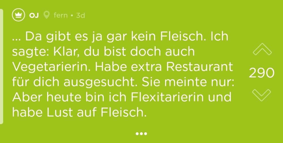 Wie flexi-bel von ihr!