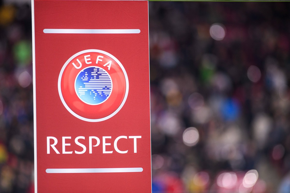 LEIPZIG, GERMANY - 17 NOVEMBER, 2025: Respect, sign, UEFA - The World Cup 2026 qualifying match Germany vs Slovakia at Red Bull Arena. PUBLICATIONxNOTxINxRUS Copyright: xVitaliixKliuievx