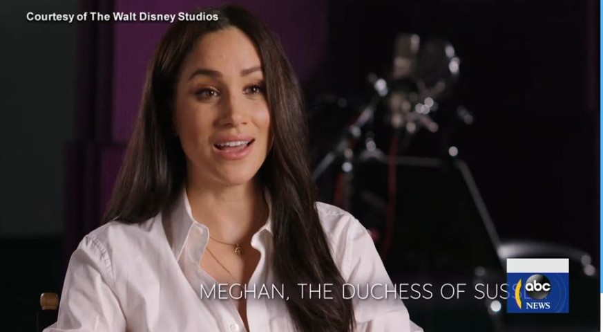 Meghan in ihrem ABC-Interview, das bereits vergangenen Sommer aufgezeichnet wurde.