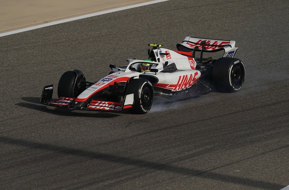 Formel 1 Testfahrten in Bahrain 2022 / 12.03.2022, Bahrain International Circuit, Sakhir, Formel 1 Testfahrten in Bahrain 2022 , im Bild Mick Schumacher DEU, Uralkali Haas F1 Team *** Formula 1 Test D ...