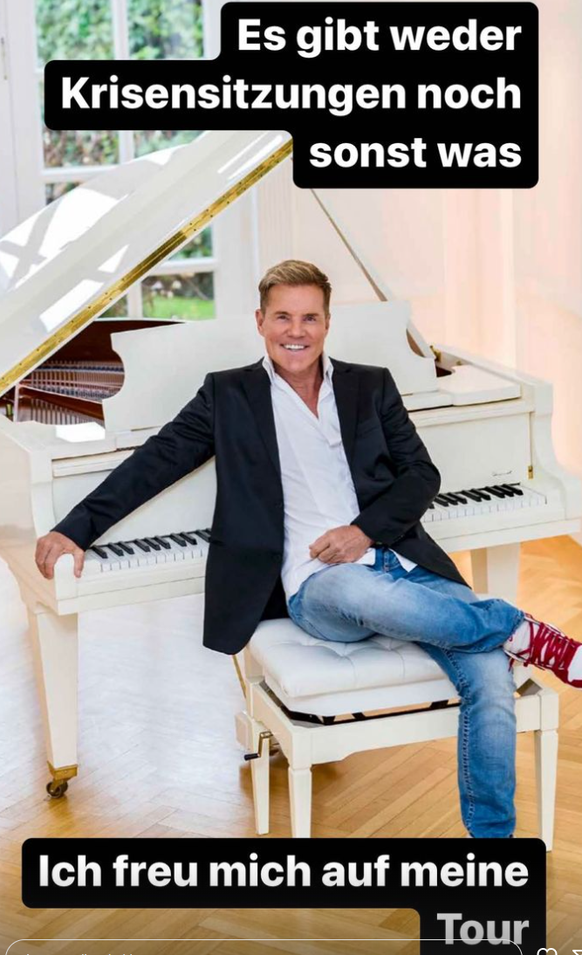 Dieter Bohlen Klarstellung Krisensitzung