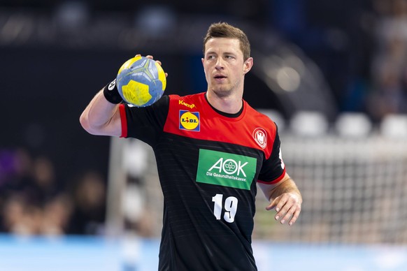 Martin Strobel (Nr. 19, Deutschland). Deutschland vs. Argentinien, Handball, Testspiel, 06.01.19 Kiel Schleswig-Holstein Germany Sparkassen-Arena *** Martin Strobel No 19 Germany Germany vs Argentina  ...