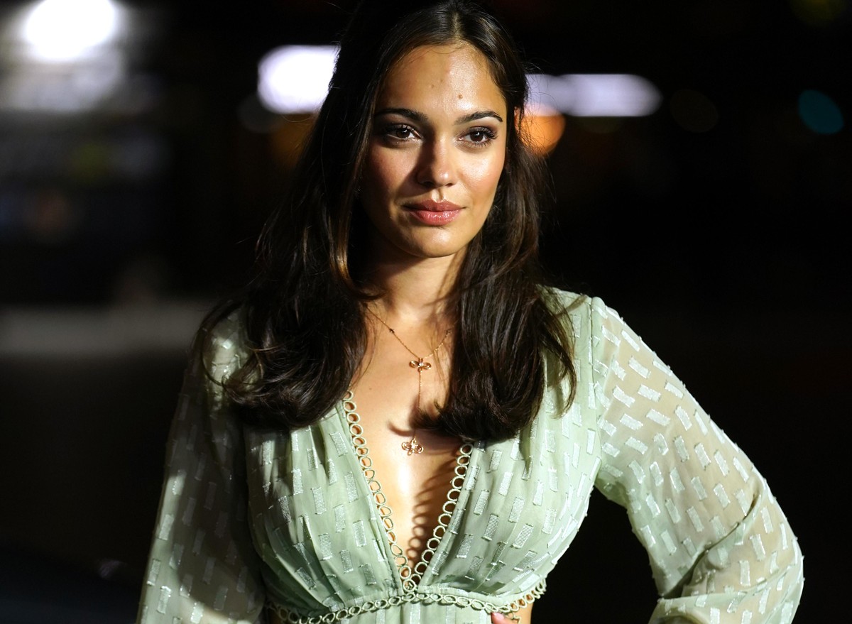 ZURICH, SWITZERLAND - OCTOBER 01: Actress Nilam Farooq attends the "Contra" premiere during the 16th Zurich Film Festival at Kino Corso on October 01, 2020 in Zurich, Switzerland. (Photo by ...