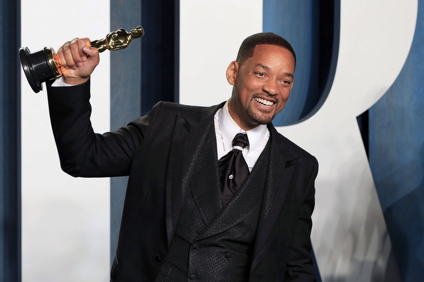 Will Smith mit dem Oscar f