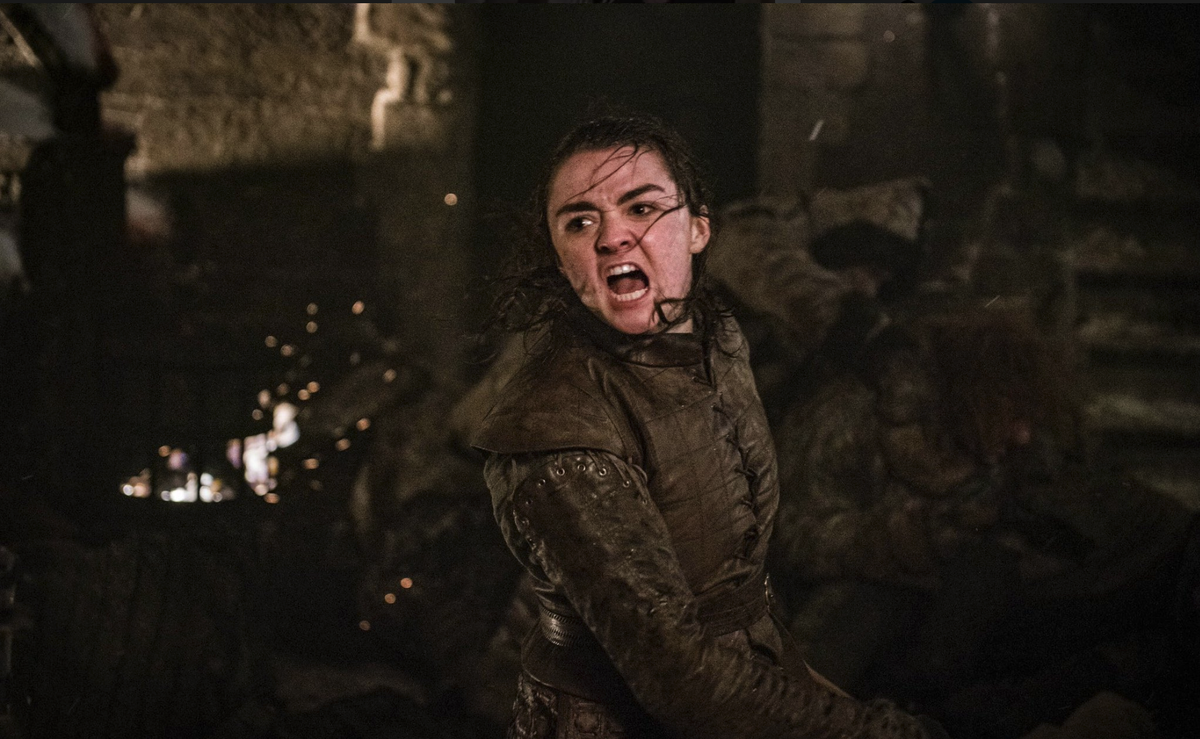 Nicht nur in der Folge eine Heldin: Arya.