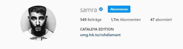 Samras Instagram-Account