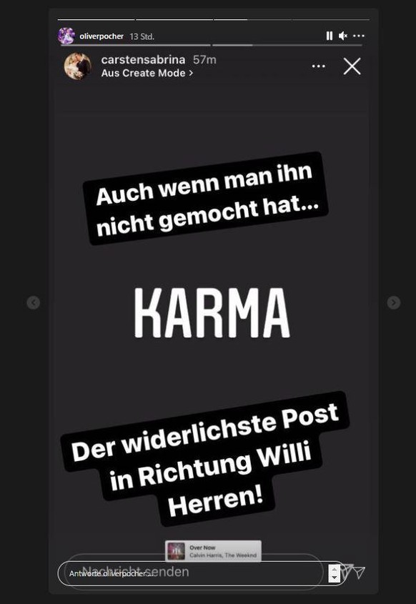 Für Oliver Pocher war der Bezug dieses Instagram-Posts eindeutig.