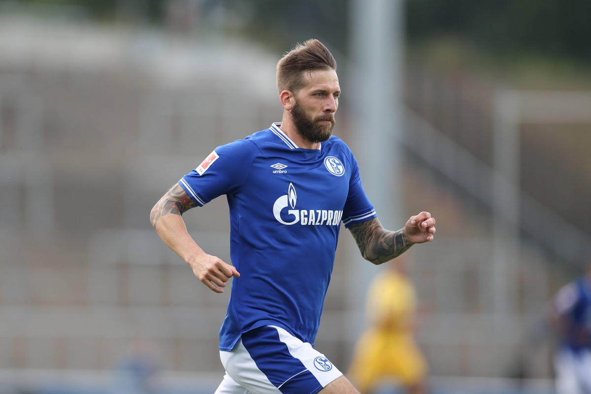 18.08.2020, Fussball, Saison 2020/2021, Testspiel - FC Schalke 04 - KFC Uerdingen, Guido BURGSTALLER FC Schalke 04 Gelsenkirchen Parkstadion NRW Deutschland xRHR-FOTO/TRx *** 18 08 2020, Football, Sea ...