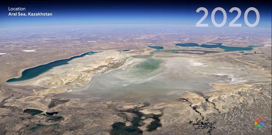 Der Aralsee versalzt: In Kasachstan zeigt sich die Veränderung der Erde besonders deutlich.