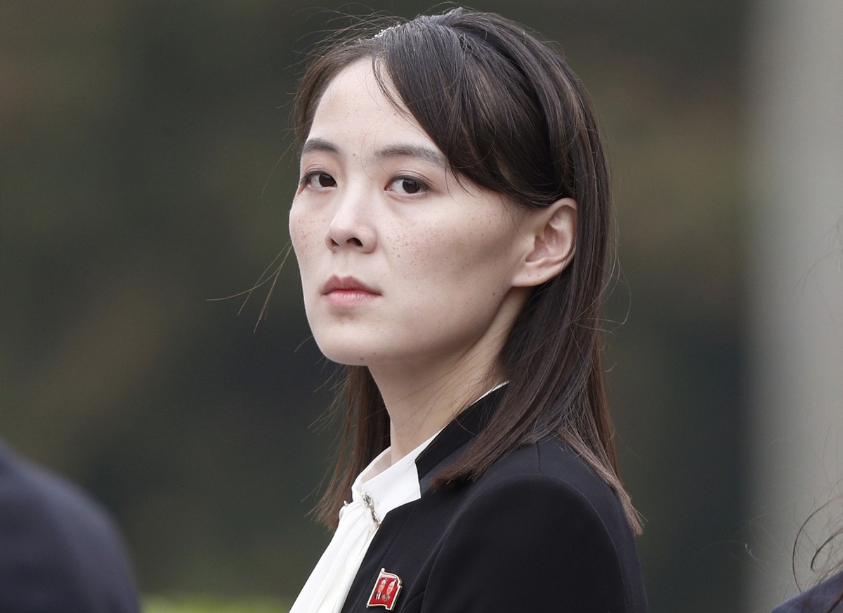 FILE - Kim Yo Jong, the powerful sister of North Korean leader Kim Jong Un, attends a wreath-laying ceremony at Ho Chi Minh Mausoleum in Hanoi, Vietnam, March 2, 2019. (Jorge Silva/Pool Photo via AP, ...