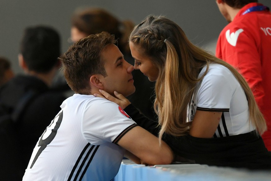 Das Paar, damals im WM-Liebes-Glück.