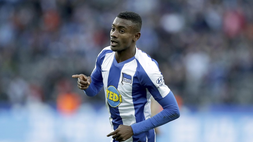 Der Stürmer Salomon Kalou vom Hauptstadtklub Hertha BSC.