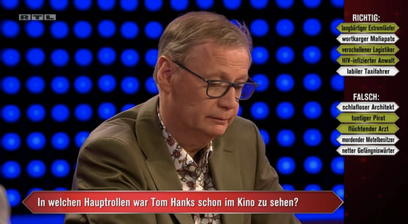 Bei dieser Frage war Günther Jauch völlig ahnungslos.