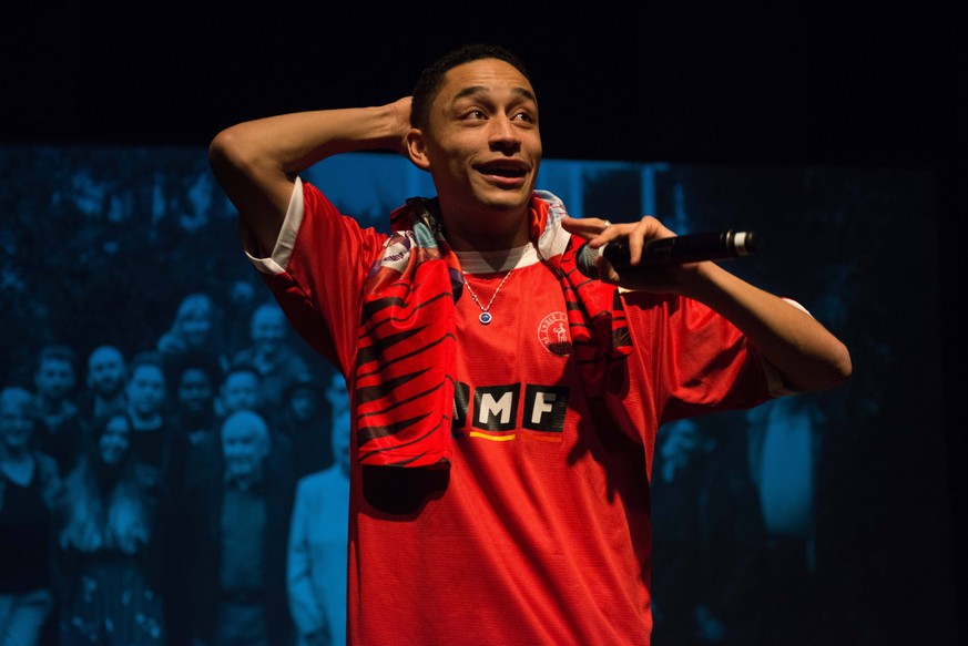 February 17, 2017 - London, United Kingdom - Loyle Carner (Ben Coyle-Larner) performing live at Shepherds Bush Empire, London, Britain - 17 February 2017 United Kingdom PUBLICATIONxINxGERxSUIxAUTxONLY ...