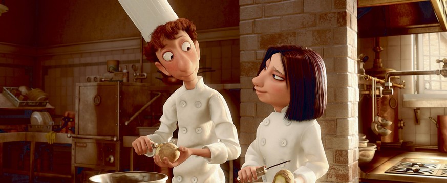 LINGUINI (left), COLETTE (right) Ratatouille (2007) 2007 Disney / Pixar Los Angeles CA PUBLICATIONxINxGERxSUIxAUTxONLY 33012_028THA

LINGUINI left Colette Right Ratatouille 2007 2007 Disney Pixar Lo ...