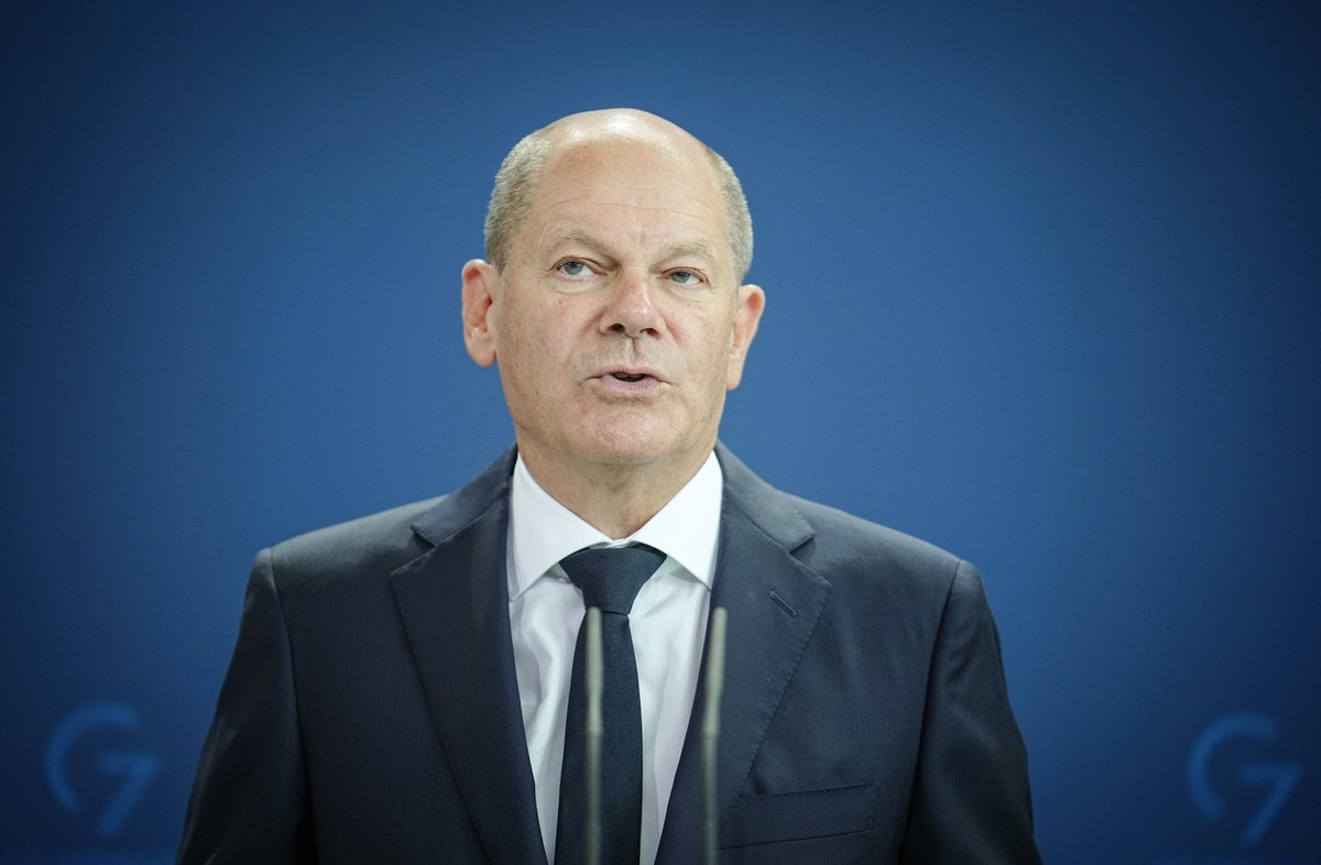 ARCHIV - 18.08.2022, Berlin: Bundeskanzler Olaf Scholz (SPD) gibt ein Pressestatement zur Gasumlage. Seit bald zwei Jahren will ein Untersuchungsausschuss in Hamburg kl�ren, ob f�hrende SPD-Politiker  ...