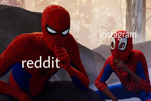 "Reddit" und "Instagram"