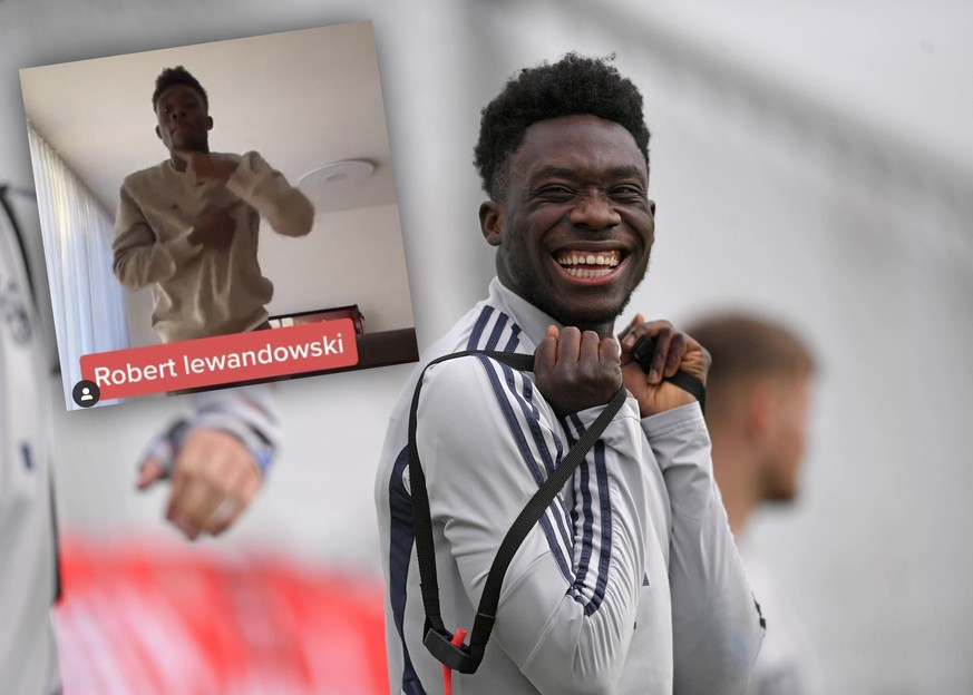 Der hat Humor: Alphonso Davies, Bayerns Entdeckung der Saison.