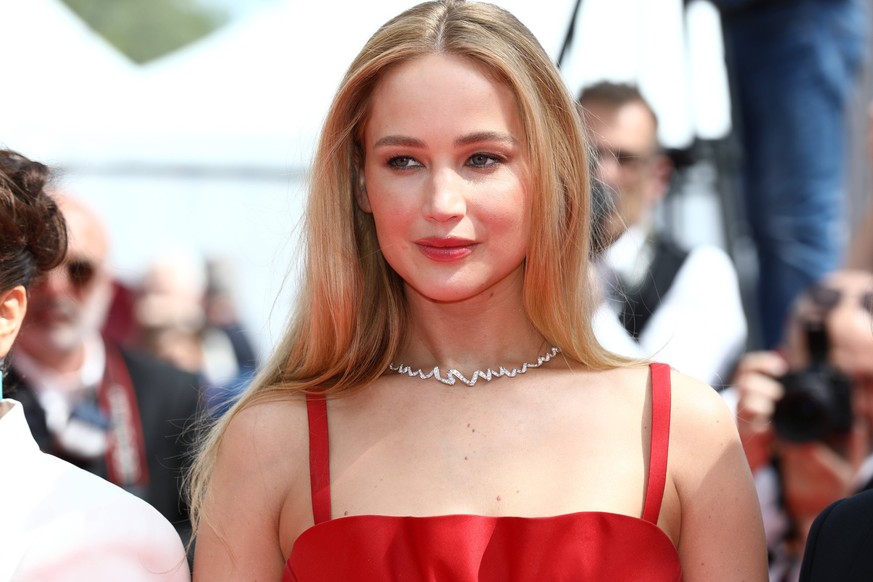 May 21, 2023, Cannes, Cote d Azur, France: JENNIFER LAWRENCE attends the screening of Anatomy of a Fall during the 76th Annual Cannes Film Festival at Palais des Festivals on May 21, 2023 in Cannes, F ...