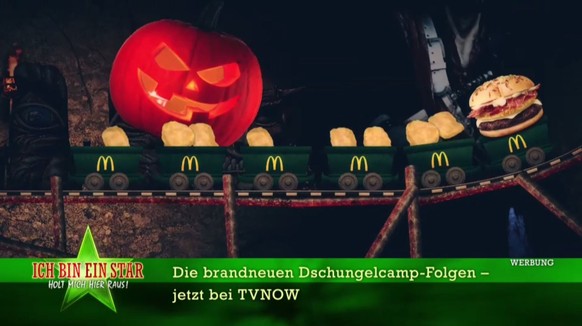 Mc Donald&#039;s Werbung beim Dschungelcamp