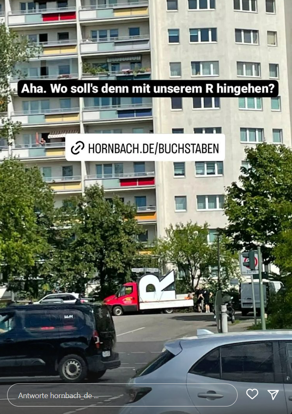 Das "R" ist offenbar bereits entdeckt worden.
