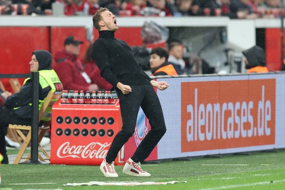 GER, 1.FBL. Bayer 04 Leverkusen vs. Bayern Muenchen / 19.03.2023, BayArena, Leverkusen, GER, 1.FBL. Bayer 04 Leverkusen vs. Bayern Muenchen, im Bild Florian Nagelsmann Trainer / Headcoach Bayern Muenc ...