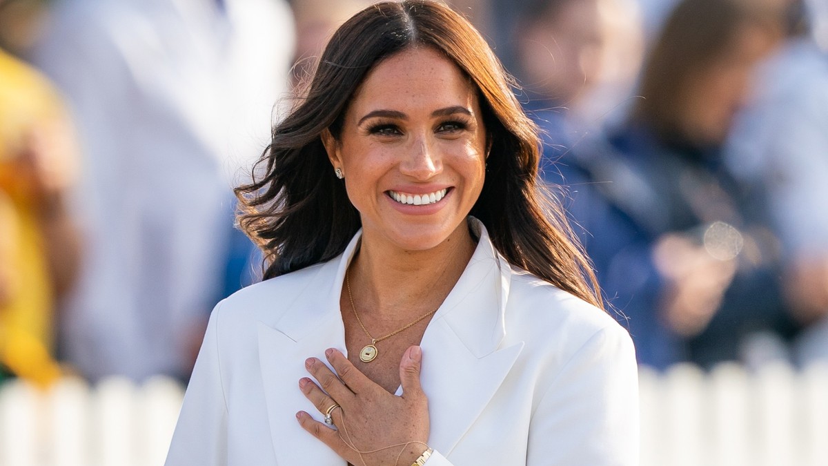 ARCHIV - 15.04.2022, Niederlande, Den Haag: Meghan, Herzogin von Sussex, nimmt an einem Empfang der Stadt Den Haag und des niederländischen Verteidigungsministeriums anlässlich der bevorstehenden Invi ...