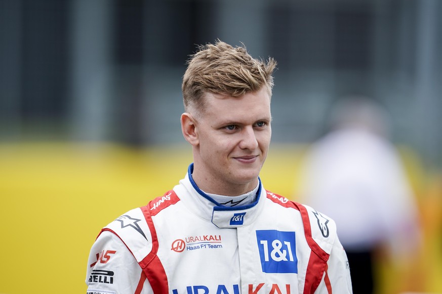 July 15, 2021, Towcester, Great Britain: MICK SCHUMACHER of Germany and Haas F1 Team is seen during the presentation of the 2022 Formula 1 car at Silverstone Circuit in Towcester, Great Britain. (Cred ...