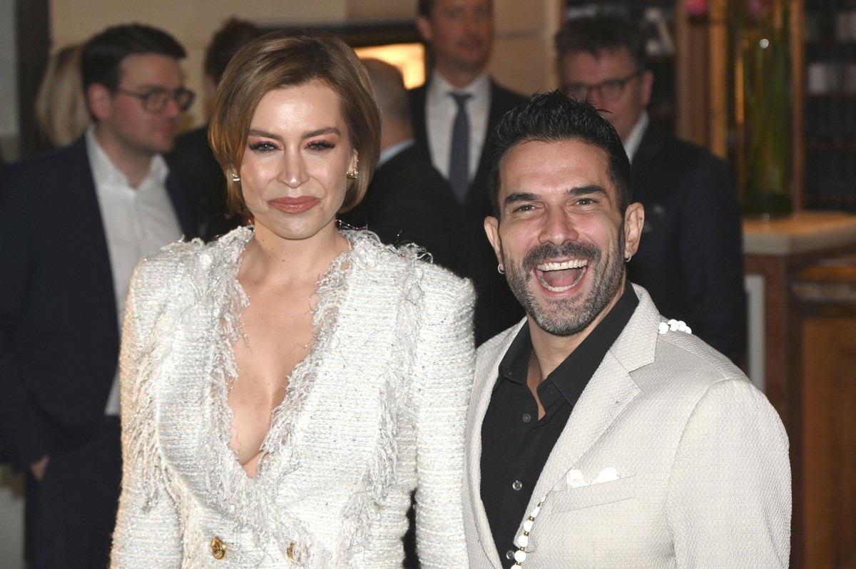 Verena Kerth und Marc Terenzi bei der 20. Verleihung der Best Brands Awards 2022 im Hotel Bayerischer Hof. München, 28.02.2023 *** Verena Kerth and Marc Terenzi at the 20 presentation of the Best Bran ...