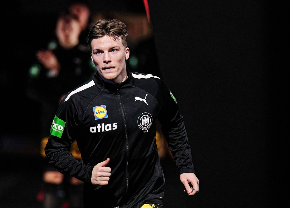 Nils Lichtlein Deutschland, 03 DEN, Schweiz vs. Deutschland, Handball, IHF Weltmeisterschaft 2025, Gruppe A, Spieltag 2, 17.01.2025 DEN, Schweiz vs. Deutschland, Handball, IHF Weltmeisterschaft 2025,  ...