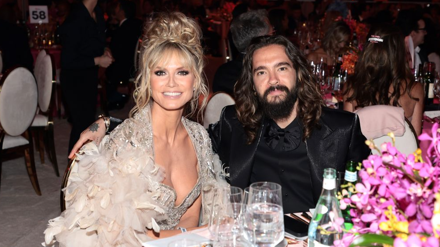 Heidi Klum e Tom Kaulitz hanno riso alla cena