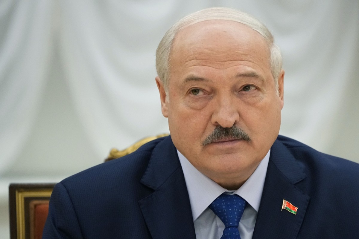 ARCHIV - 06.07.2023, Belarus, Minsk: Alexander Lukaschenko, Präsident von Belarus. (zu dpa: «Lukaschenko hebt Todesstrafe für Deutschen auf») Foto: Alexander Zemlianichenko/AP/dpa +++ dpa-Bildfunk +++