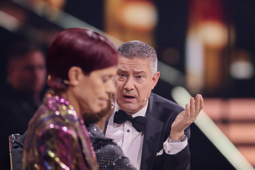 01.03.2024, Nordrhein-Westfalen, Köln: Joachim Llambi, Jurymitglied, sitzt in der RTL-Tanzshow &quot;Let&#039;s Dance&quot; zum Auftakt der neuen Staffel im Coloneum. Foto: Rolf Vennenbernd/dpa +++ dp ...