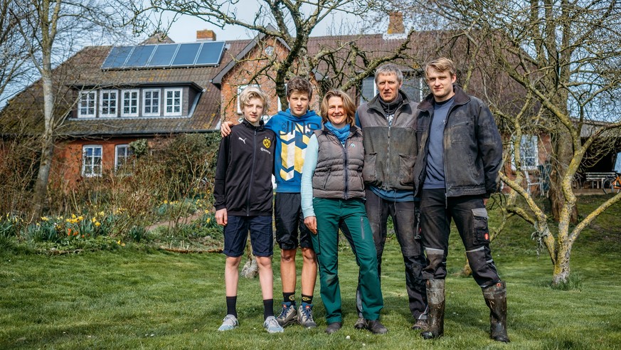 Familie Backsen spürt die Folgen des Klimawandels schon heute.