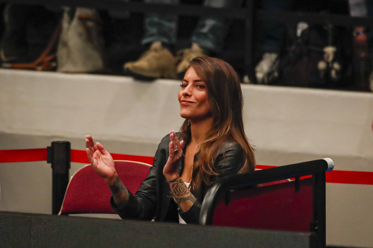 Sophia Thomalla GER unterst�tzt Ihren Herzbuben Alexander Zverev - ERSTE BANK OPEN, ATP, Tennis Herren 500 - Herren Tennis, 30.10.2021, Wien Wiener Stadthalle, �sterreich, Foto: Mathias Schulz *** Sop ...