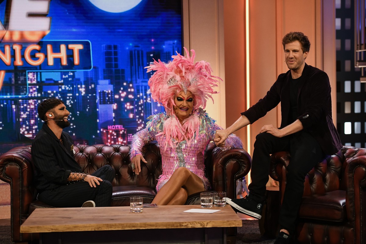 (v.l.n.r.) Conchita Wurst; Olivia Jones; Luke Mockridge
