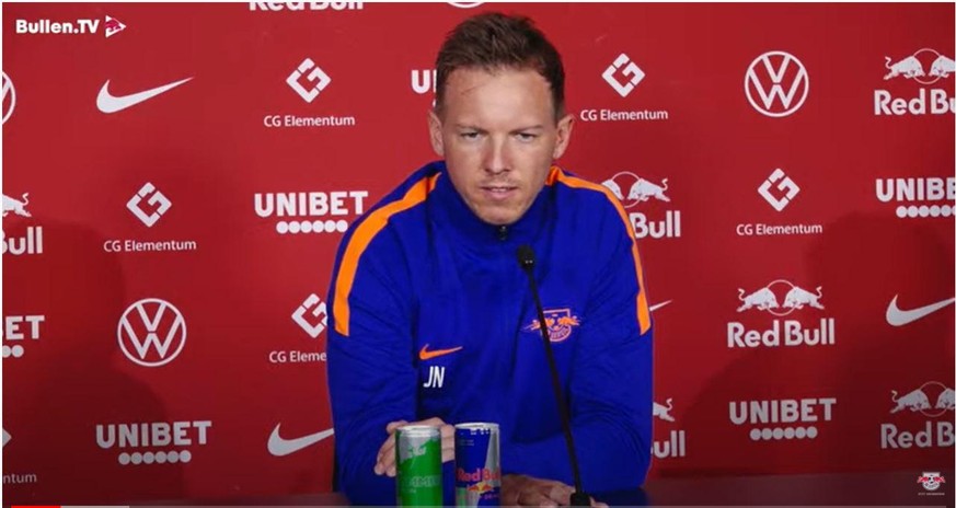 Julian Nagelsmann auf der Pressekonferenz zu seinem Wechsel zum FC Bayern.