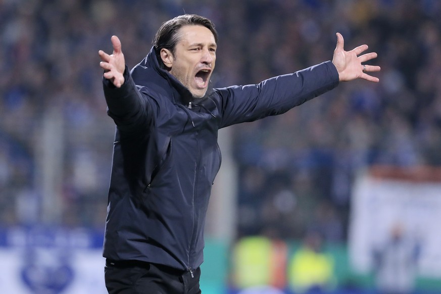 Bayern-Trainer Niko Kovac war trotz des Sieges gegen Bochum richtig angefressen.