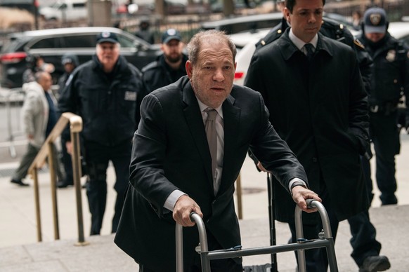 Harvey Weinstein: Hier erscheint der Hollywoodmogul an seinem ersten Prozesstag in New York.