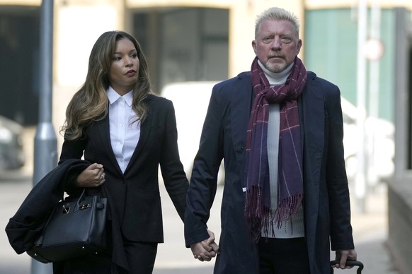 Lilian de Carvalho Monteiro begleitete Boris Becker zum entscheidenden Gerichtstermin.