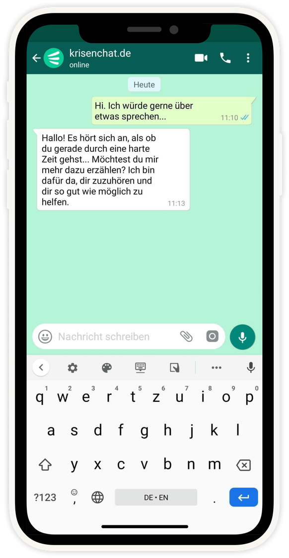 WhatsApp Screenshot Krisenchat