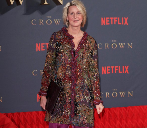 LONDON, ENGLAND - NOVEMBER 21: Producer Suzanne Mackie attends the World Premiere of season 2 of Netflix &quot;The Crown&quot; at Odeon Leicester Square on November 21, 2017 in London, England. (Photo ...